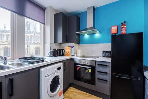 The property includes a modern kitchen, which is fully equipped with all you need to cook during your stay.
