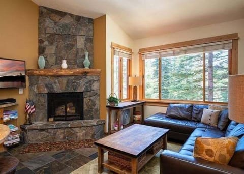 Gas Fireplace in Living Room