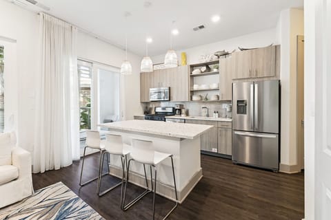 Bright, open design keeps everyone in on the fun