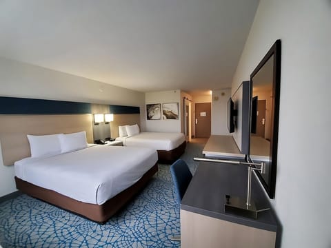 Relax after a long day in a calm, well-lit space.