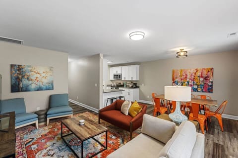 Plenty of seating in the main living area