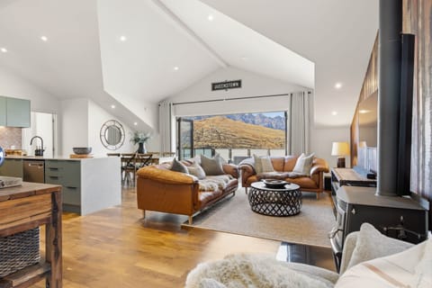 Open plan living area with panoramic views