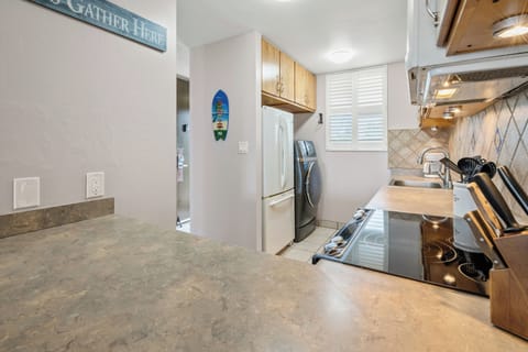 Well-appointed kitchen.