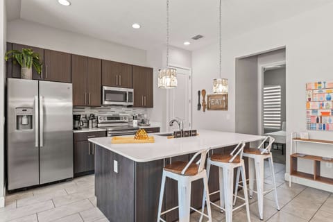 Whip up your favorite meals in the full kitchen