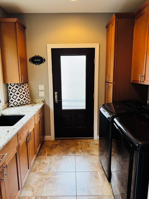 Main house laundry and extra storage