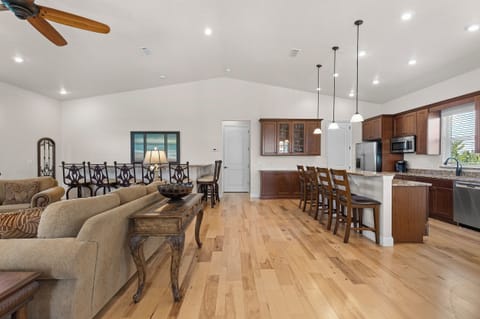 Open Concept with Vaulted Ceiling