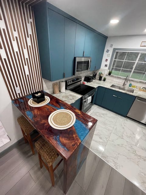 A refined space to savor your morning coffee or evening wine.