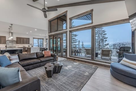 Floor to ceiling windows help you take in the incredible views