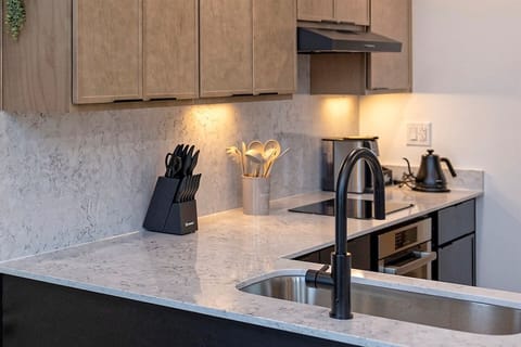 Modern Kitchen With Quartz