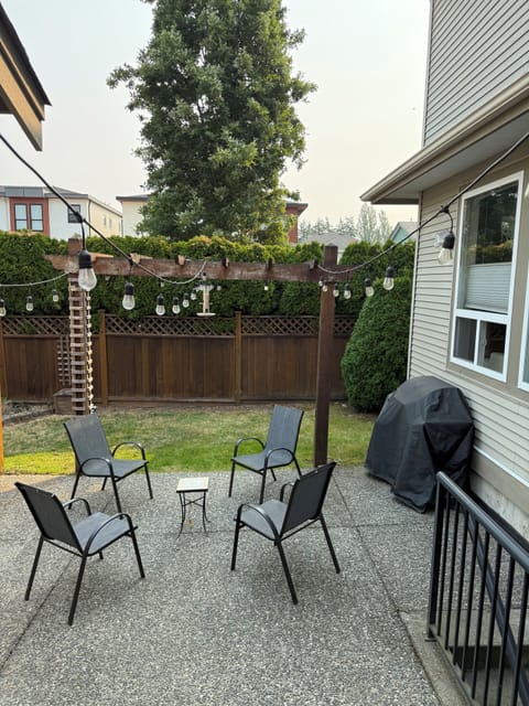 Backyard with Propane BBQ