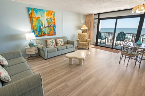 Cozy & Elegant Living Room with Panoramic Ocean Views 🌊☀️