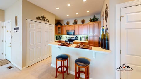 7 Kitchen, with Bar Stools at Counter