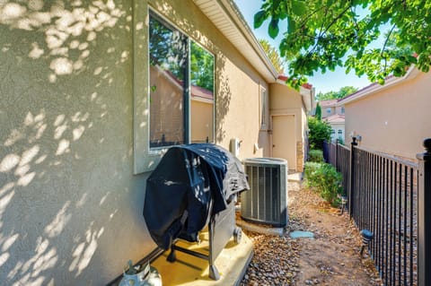 Outdoor Living Space | Gas Grill | Dining Set | Access From Living Room