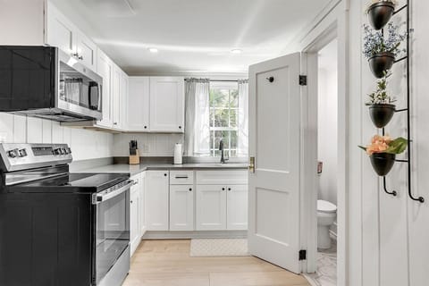 A fully equipped kitchen with everything you need for easy, home-cooked meals during your stay.