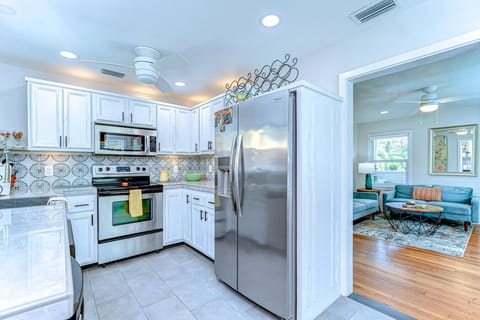 Help yourself to everything in the kitchen