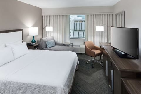 Sink into crisp linens after a day in the city.