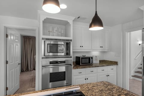 High-end stainless steel appliances