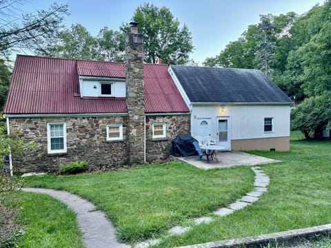 Rear of house with parking