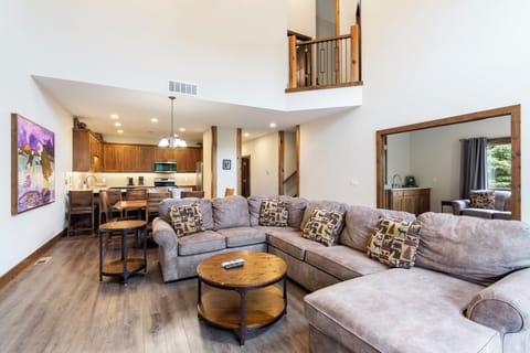 Living Room with Queen Pull out sofa sleeper