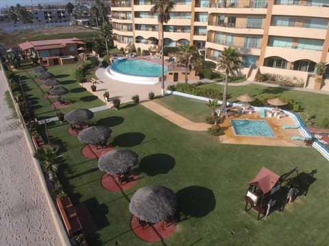 view of the common area from the beach
