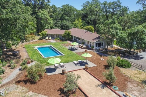 Backyard and home