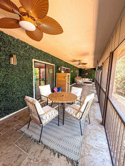 Large patio with gorgeous views of nature and wildlife