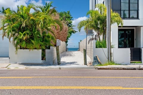 Private beach access just across the street