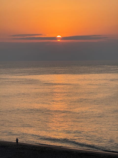 Sunrise from the balcony.