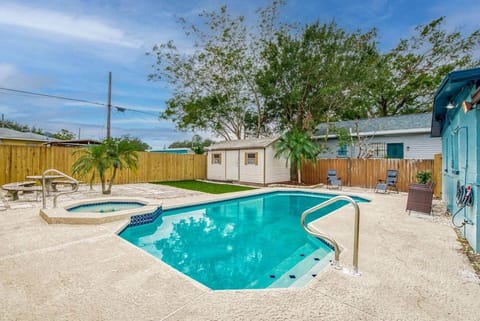 Sit back and relax with friends and family at your private adorable oasis