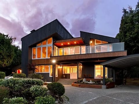 Main house night view
