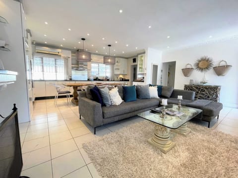 Comfortable Lounge with wood fireplace