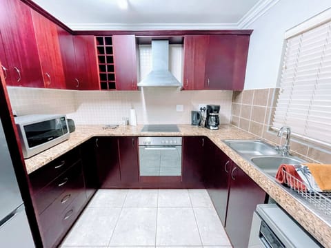 New oven and stove top.