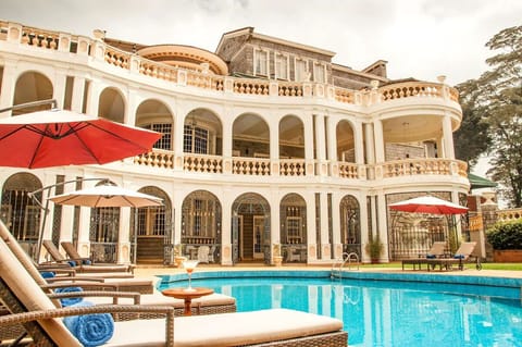 Lounge in shaded comfort steps from the refreshing water.