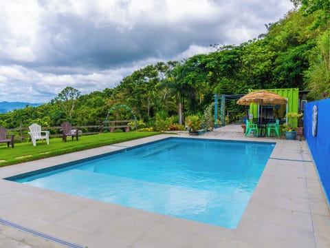 Large, private pool surrounded by nature and amazing views
