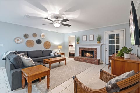 Living room- sectional and two additional seats.