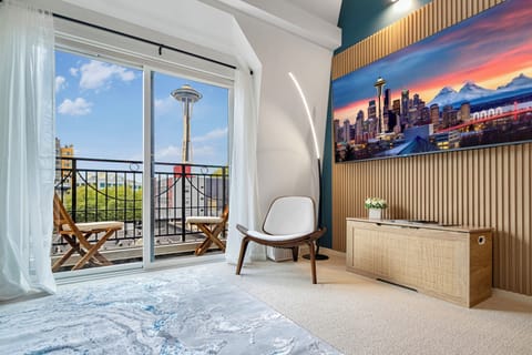 Stunning Space Needle view directly from your living room.