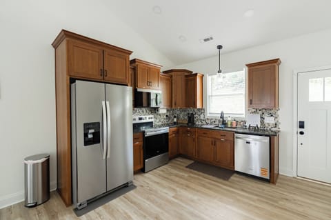 Fully stocked kitchen