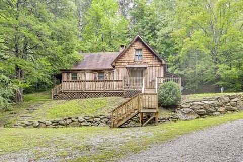 Property Exterior | Peaceful Wooded Setting | Single-Story Cabin