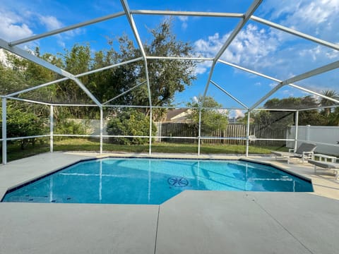 South East facing private pool.