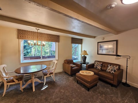 Cozy dining and living space