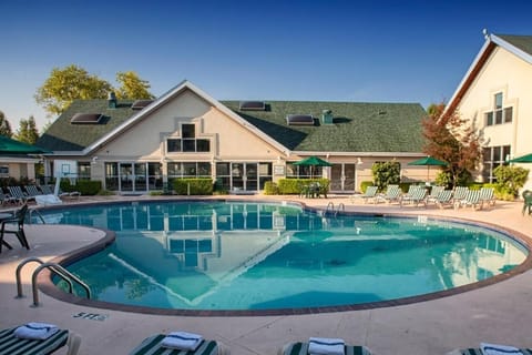 Stretch out on loungers and savor the quiet open space.