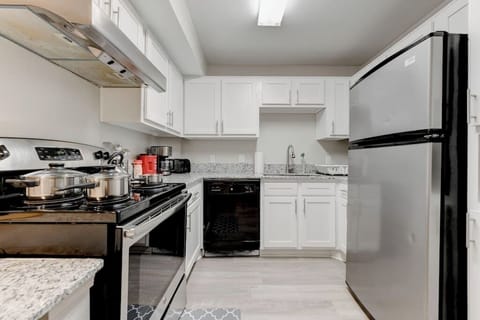 Well-equipped kitchen w/ a full-size fridge and plenty of storage for longer stays.