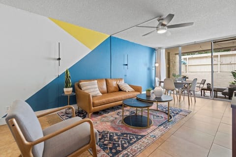 Kick back on the sofa, catch up on your favorite shows on the smart TV, or simply enjoy the company of friends and family in this inviting space.