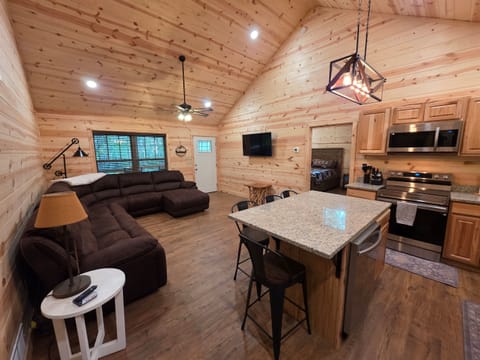 Large open living space for everyone to be together.