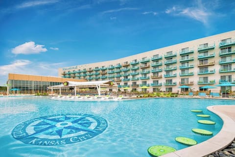 Drift into bliss in the expansive pool under big skies.
