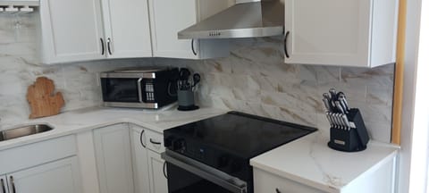 Kitchen Stove and Microwave