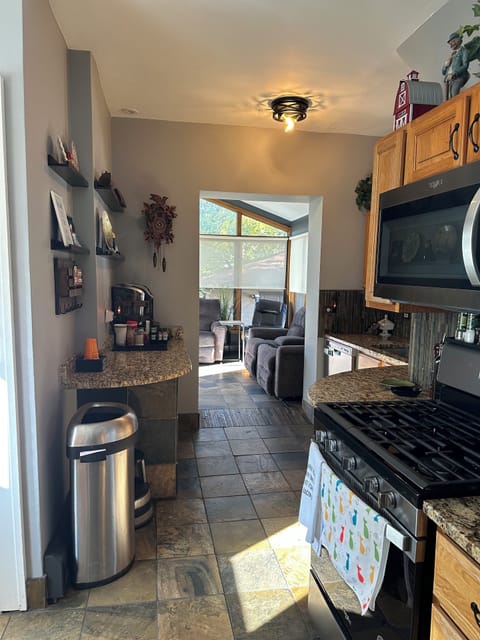 Kitchen view from dining area
