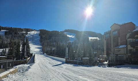 TRUE ski-in/ski-out - right ON the slope in front of the gondola!