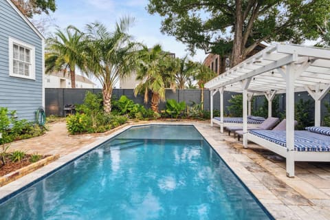 Huge Private Pool and Hot Tub with Shaded DayBeds, and Natural Gas Grill. 
Pool Heated Cold Months Only
Hot Tub Heated Year Round