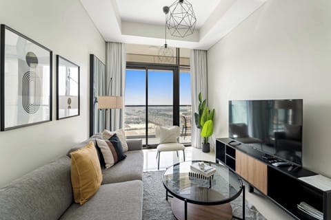 Settle into a comfy living space perfect for slow mornings.